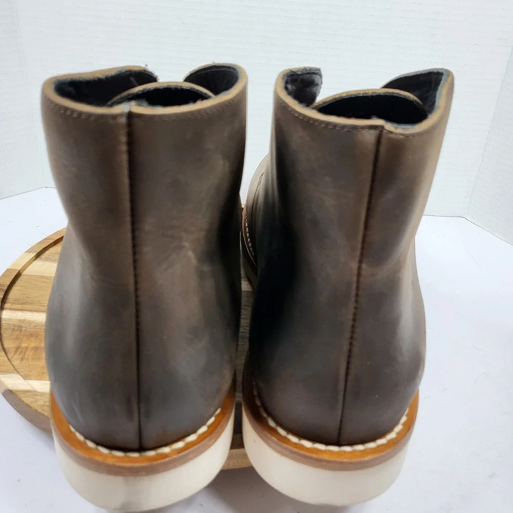 Thursday Boot Co Scout Chukka Mens 16 Brown Good Leather Wedge Sole Boot